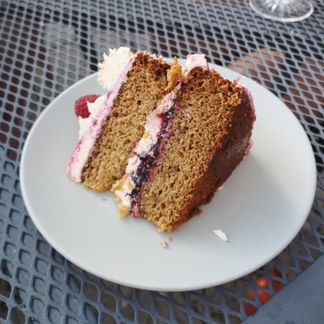 Photo of the dish “Raspberry Sponge With Lemon Buttercream”