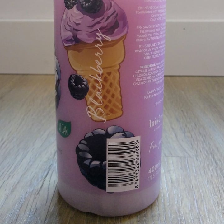 photo of Laiseven Blackberry Hand Soap shared by @troosti on  11 Dec 2022 - review