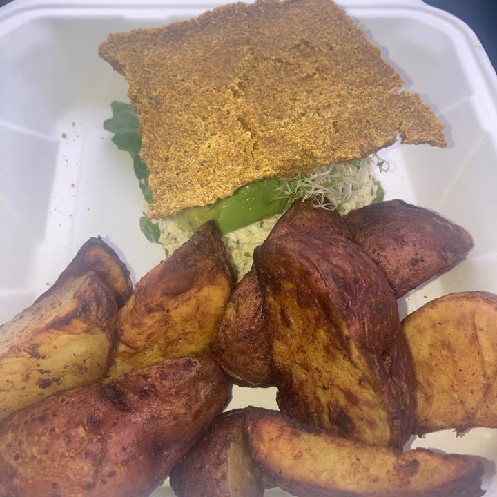 photo of Holi Vegan Kitchen Raw Sandwich With Turmeric  Crust  GF shared by @disney12 on  23 Jun 2021 - review
