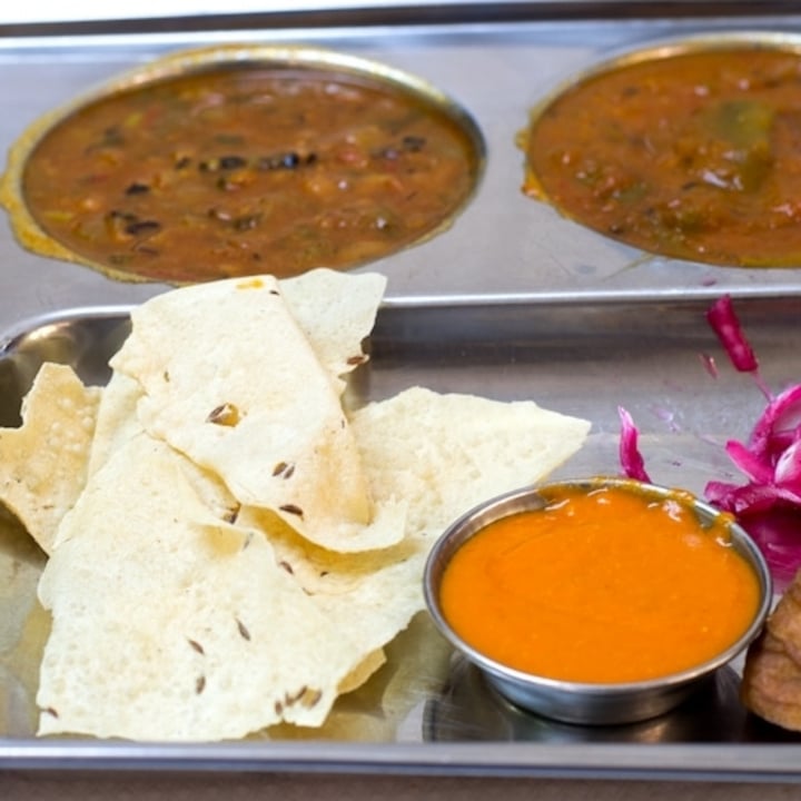 photo of Veggie Garden Thali shared by @walkabout-veg on  03 Oct 2020 - review