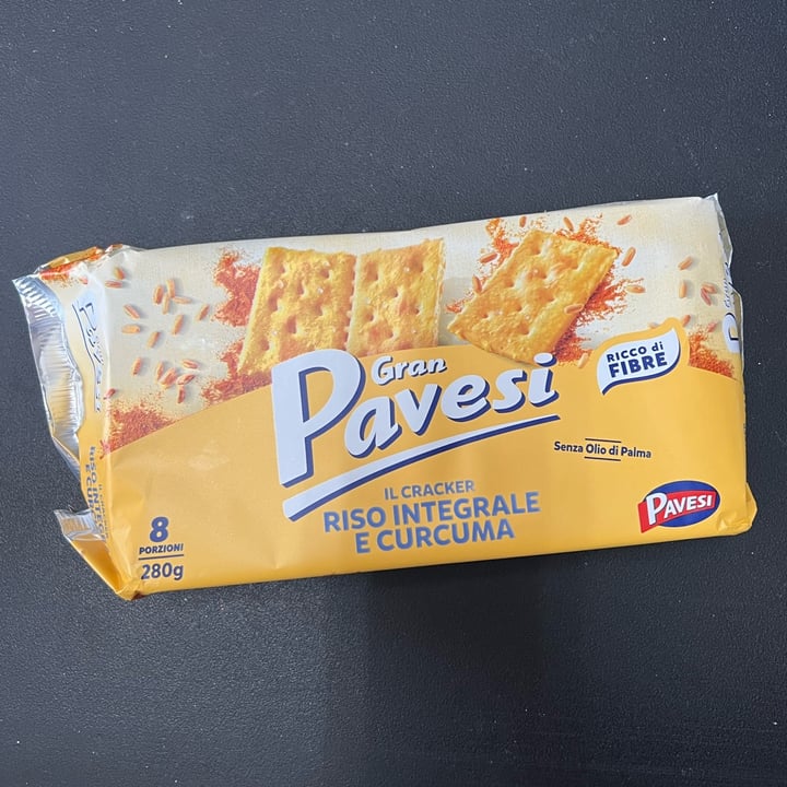 photo of Gran pavesi Cracker riso integrale e curcuma shared by @myteddy on  19 Apr 2022 - review