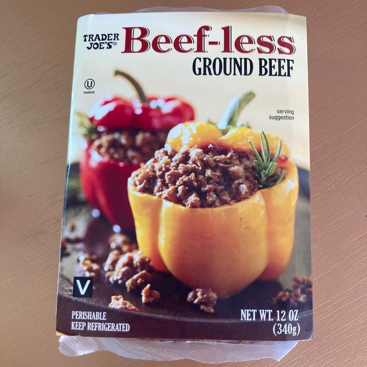 photo of Trader Joe's Beef-less Ground Beef shared by @stefcha1 on  10 Nov 2020 - review