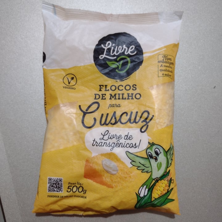 photo of Livre d Flocos de milho para cuscuz shared by @pimentelmp on  12 Jun 2022 - review