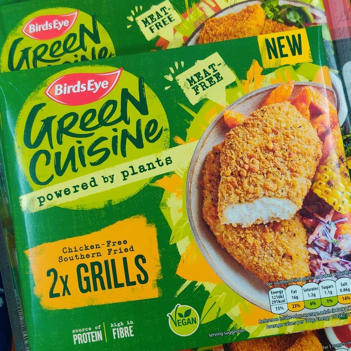 Bird's Eye Green Cuisine Chicken free southern fried grills Review