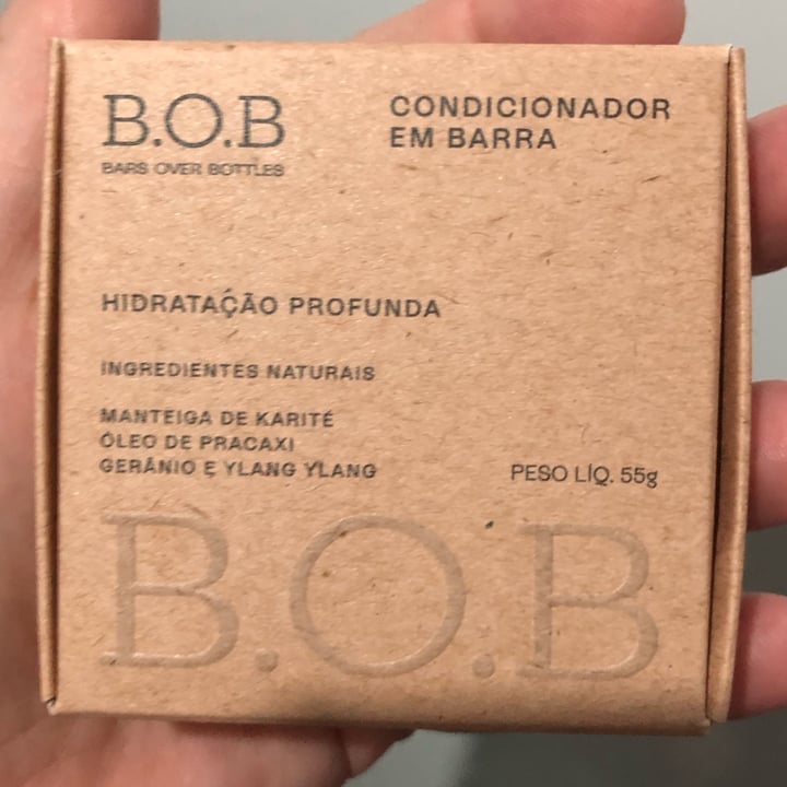 photo of B.O.B Condicionador em Barra Hidratação Profunda shared by @amormaior on  04 Dec 2022 - review
