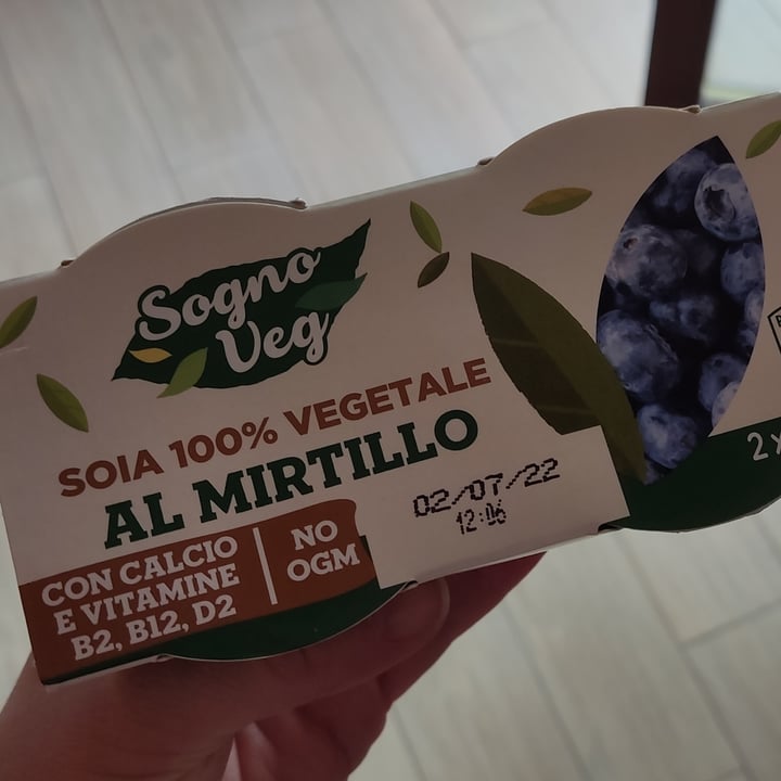 photo of Sogno veg Yogurt Al Mirtillo shared by @fraguidetti on  02 Jun 2022 - review