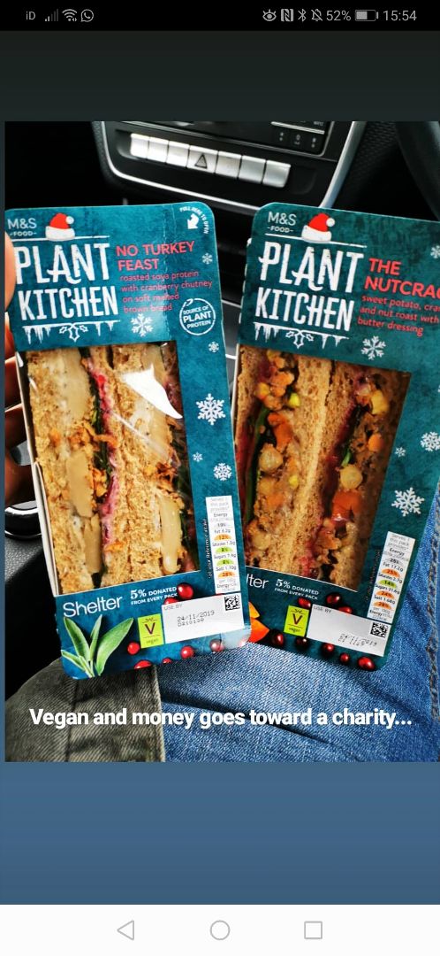 photo of Plant Kitchen (M&S) The Nutcracker Sandwich shared by @mattmearns on  04 Apr 2020 - review
