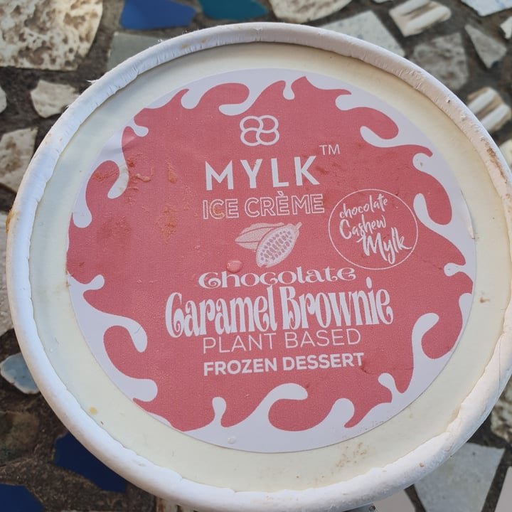 photo of Mylk Ice Cream  Chocolate Caramel Bark shared by @vivsaintselliott on  15 Jan 2022 - review