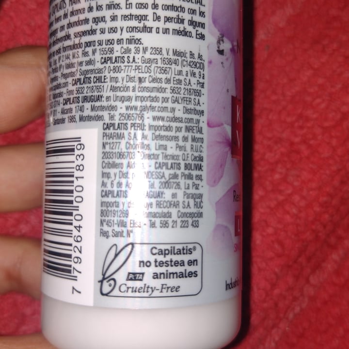 review photo of Capilatis Nutritivo capilar shared by @noebazualdo on 21 Jan 2022 - review