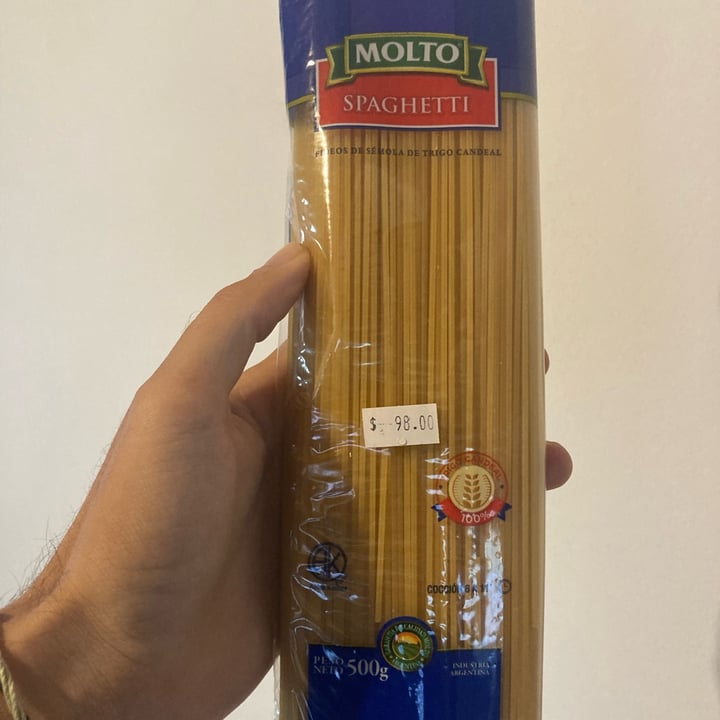 photo of Molto Fideos Spaghetti shared by @lucasalorenzi on  06 Apr 2022 - review