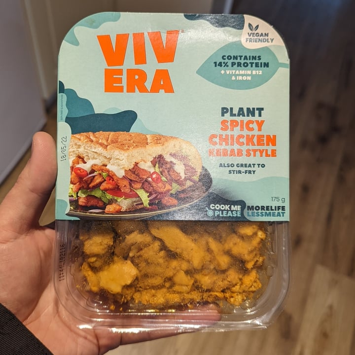 photo of Vivera Spicy Chicken kebab shared by @ryster on  22 May 2022 - review