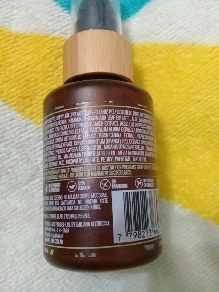 photo of Bel-Lab Sérum Multivitaminico Facial shared by @dannylane on  22 Mar 2020 - review