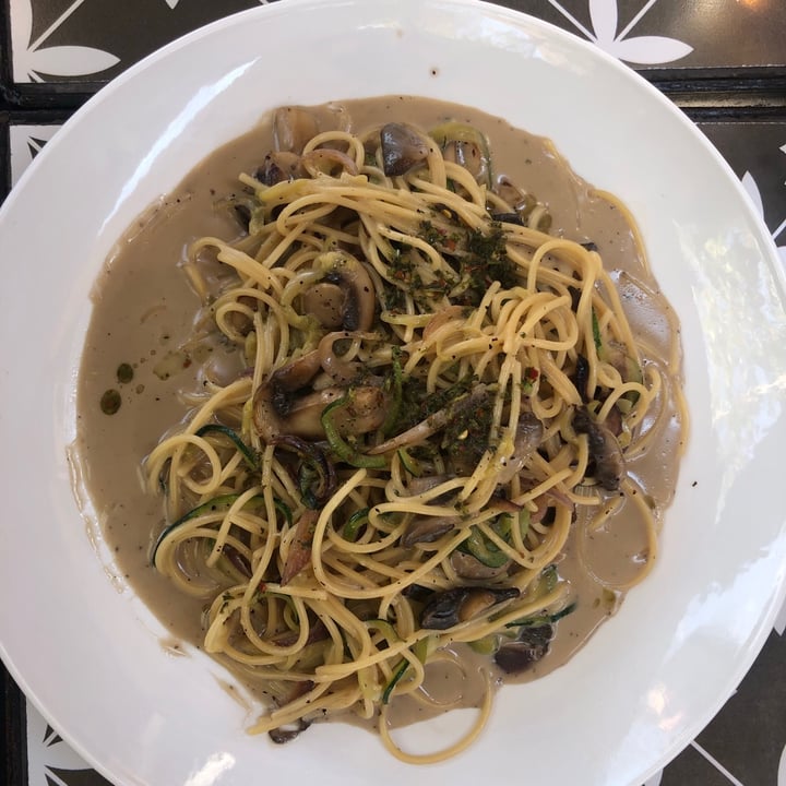review photo of Doppio Zero Vegan fettuccine shared by @dominickara on 19 May 2021 - review