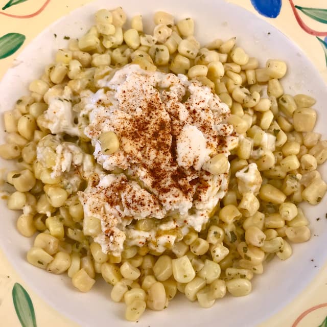 Photo of the dish “Esquites (corn in a cup)”
