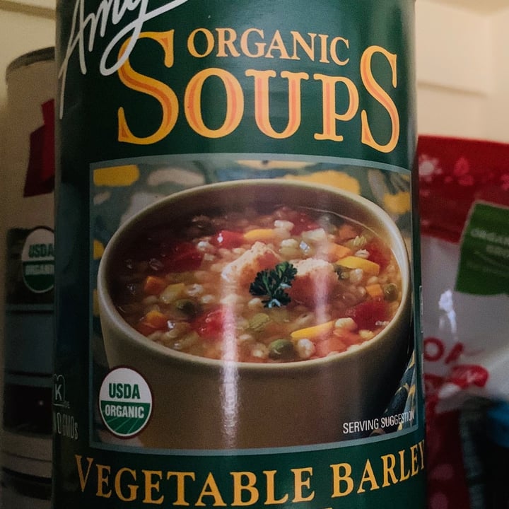 photo of Amy’s Amy’s Organic Soups Vegetable Barley shared by @allhess on  28 Jun 2020 - review
