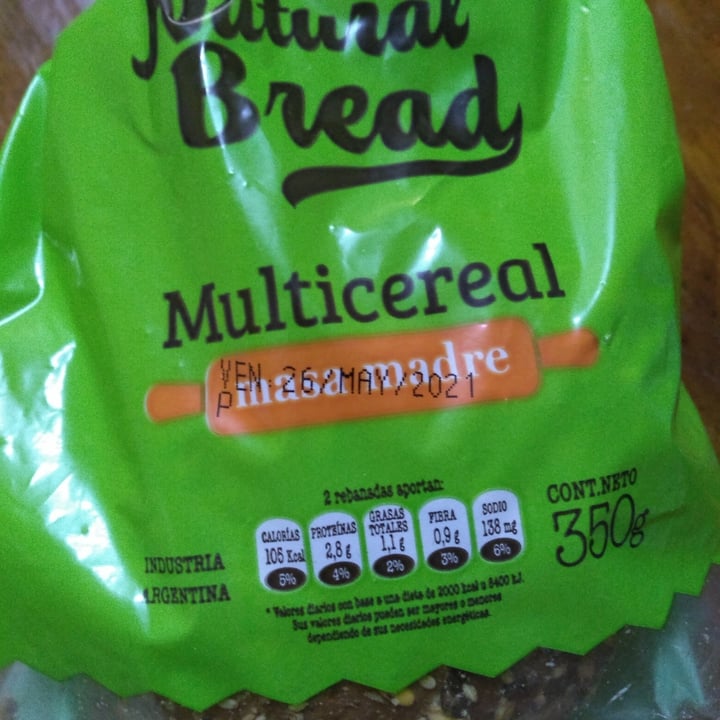 photo of Natural Bread Pan Multicereal Masa Madre shared by @fangirlost28 on  09 Jul 2021 - review