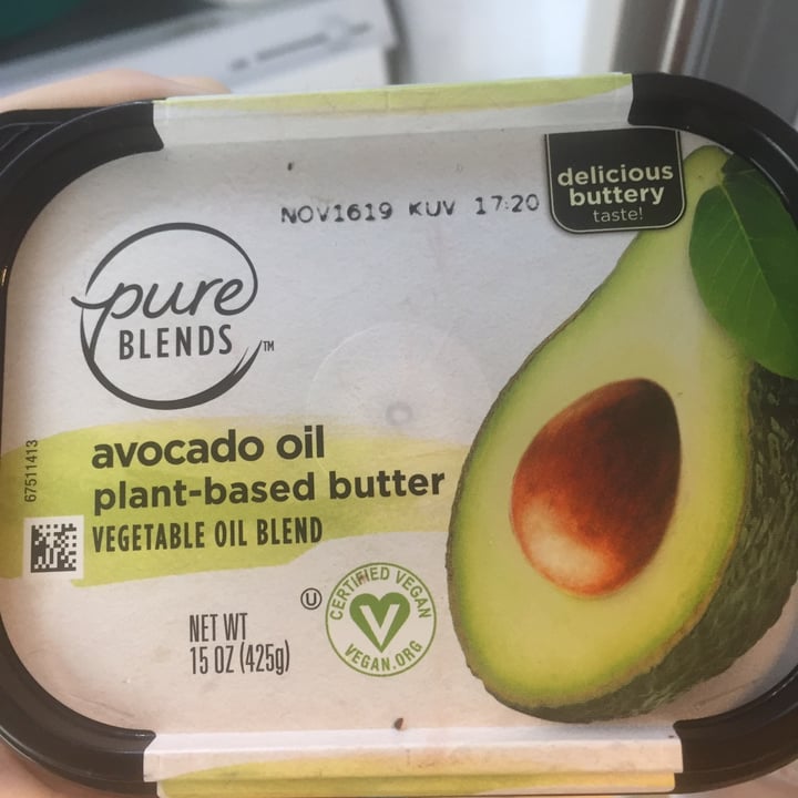 photo of Pure blends Avacado oil plant based butter shared by @blazelski on  25 Dec 2021 - review