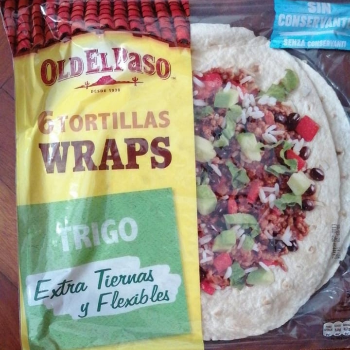 photo of Old El Paso Wraps Trigo  shared by @galguichuli on  26 Jan 2021 - review
