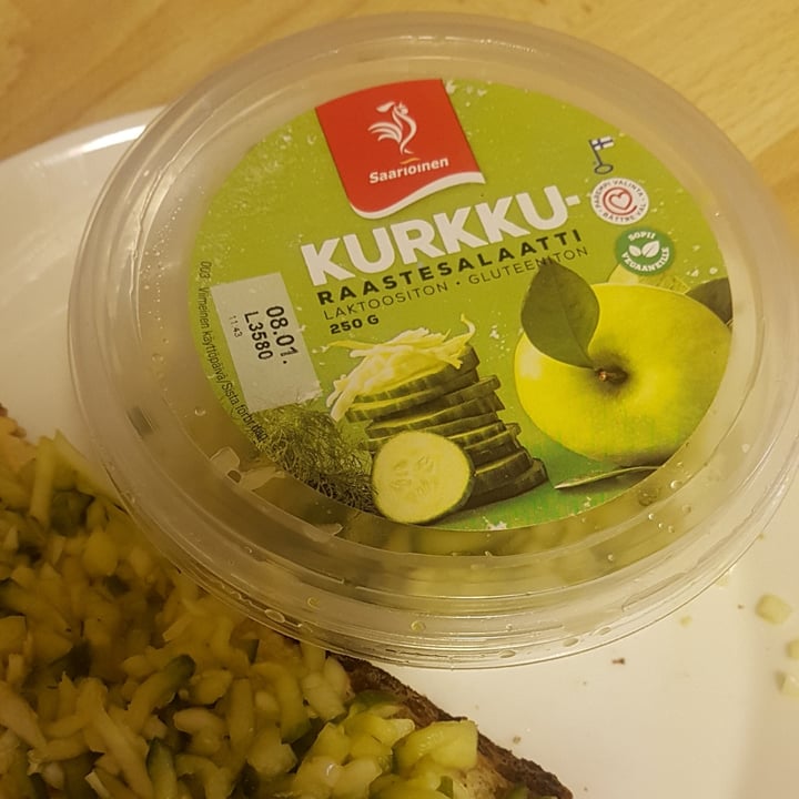 review photo of Saarioinen Kurkkuraastesalaatti shared by @teijapalovaara on 03 Jan 2021 - review