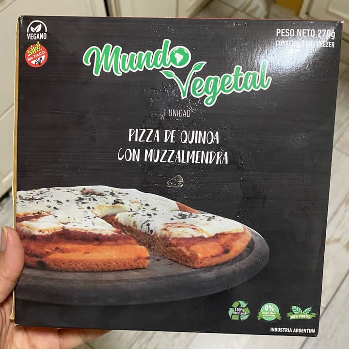 photo of Mundo Vegetal Pizza Congelada shared by @mailencostaf on  28 Jul 2022 - review