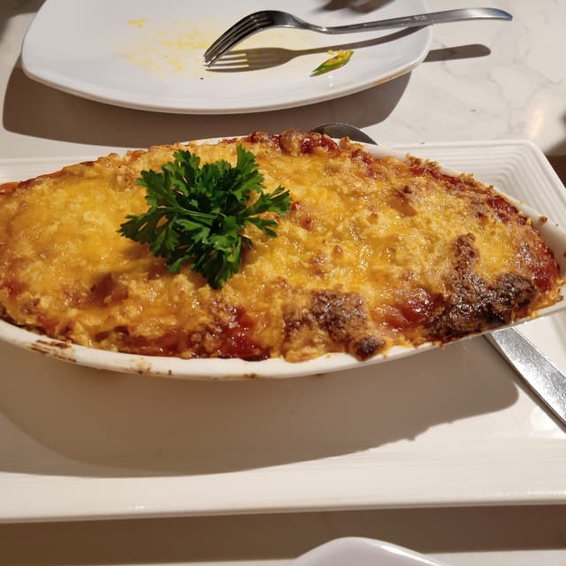 Photo du plat “creamy chicken lasagna”