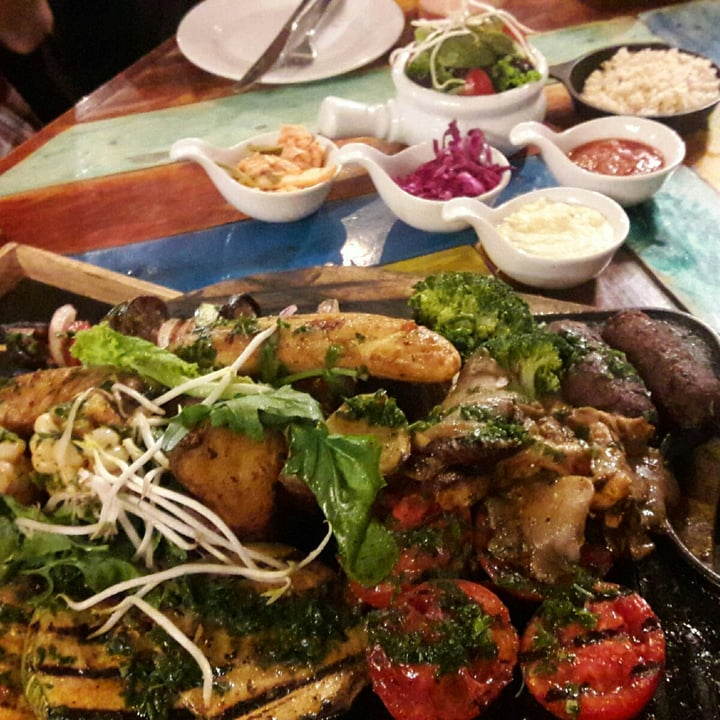 photo of Green Point Restaurants Vegan Grill Platter shared by @sebacelta on  16 Mar 2021 - review