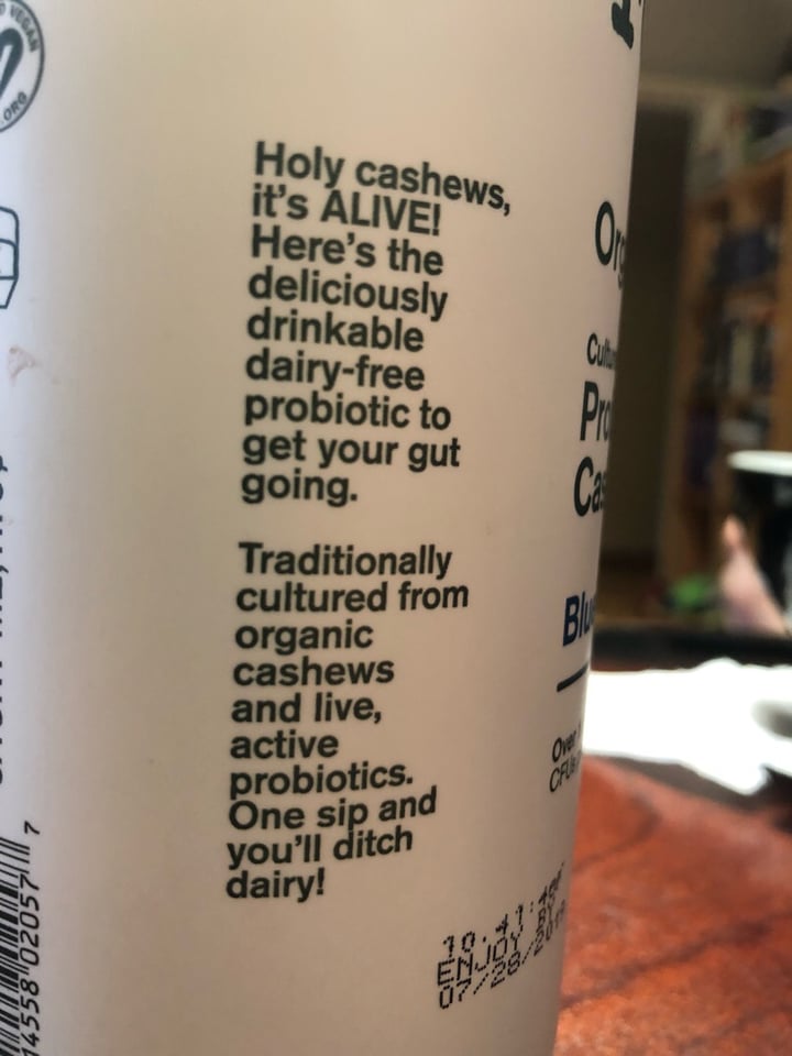 photo of Forager Project Organic Dairy-free Probiotic Cashewmilk Yogurt Blueberry shared by @moustachedvegan on  12 Jul 2019 - review