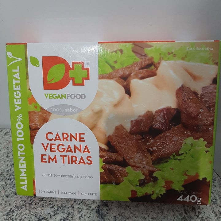 photo of D+ Vegan food Carne vegana em bife shared by @francinepmeneghetti on  22 Apr 2022 - review