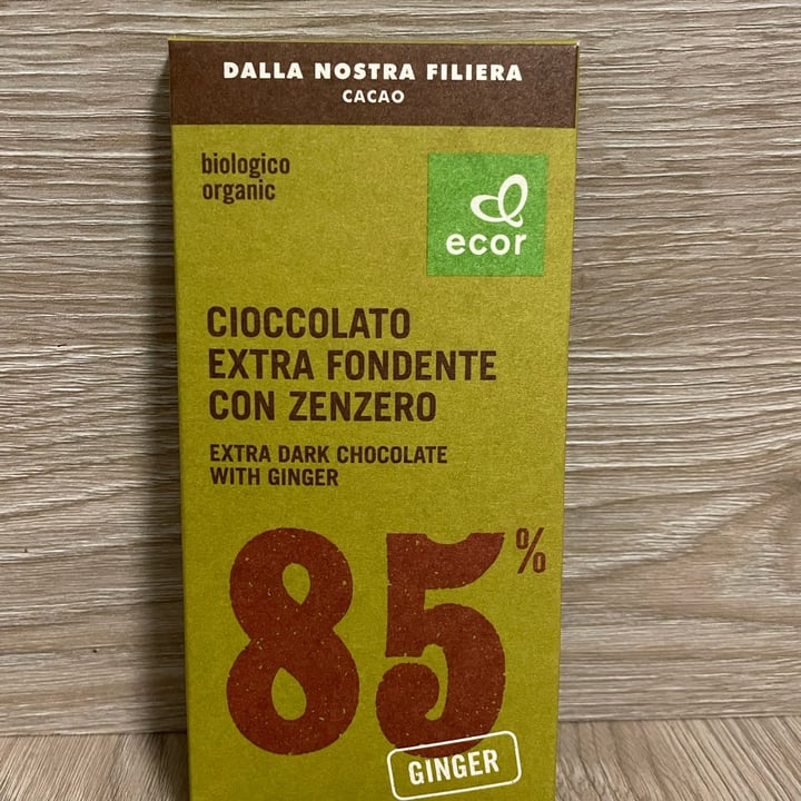 photo of Ecor Cioccolato Extra Fondente Con Zenzero 85% shared by @sole1979 on  22 Mar 2022 - review