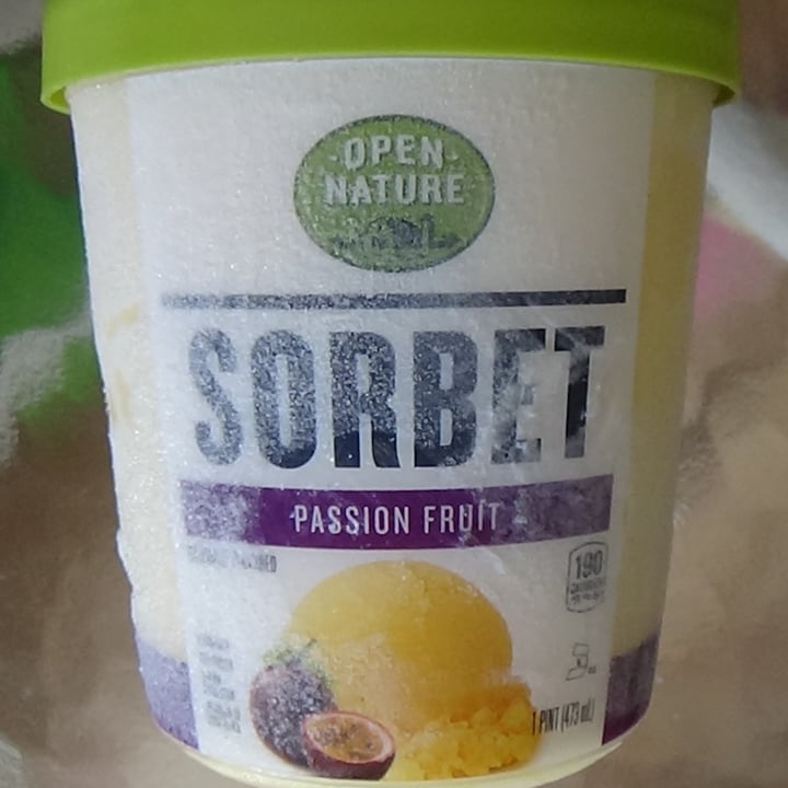 photo of Open Nature Passion Fruit Sorbet shared by @feelideal on  30 Apr 2021 - review