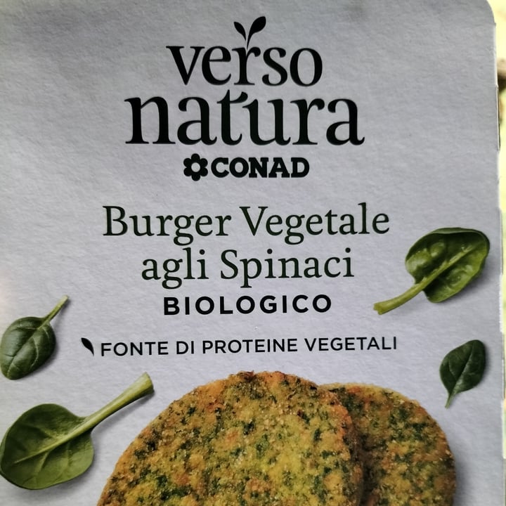 photo of Verso Natura Conad Veg Burger Vegetali agli Spinaci shared by @sunflower00 on  13 Dec 2022 - review