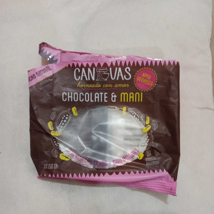 photo of Canvas Galletita de chocolate y maní shared by @gisa on  25 Mar 2022 - review
