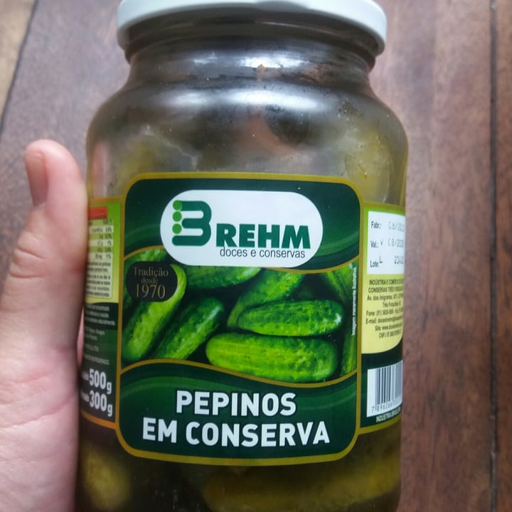 photo of Brehm Pepinos Em Conserva shared by @tamiscarneiro on  17 Nov 2022 - review