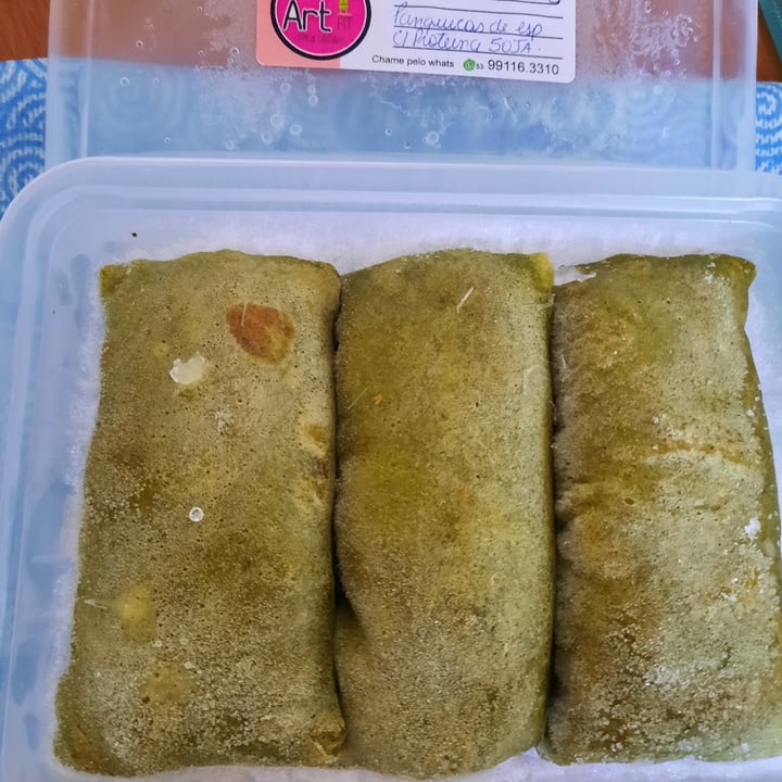 review photo of Art Fit Comida Saudavel panquecas massa De Espinafre e recheio proteina de soja shared by @marthadias on 15 Jun 2022 - review