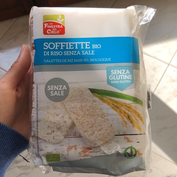 photo of La Finestra Sul Cielo Soffiette Bio Di Riso Senza Sale shared by @giuli9 on  14 Apr 2022 - review