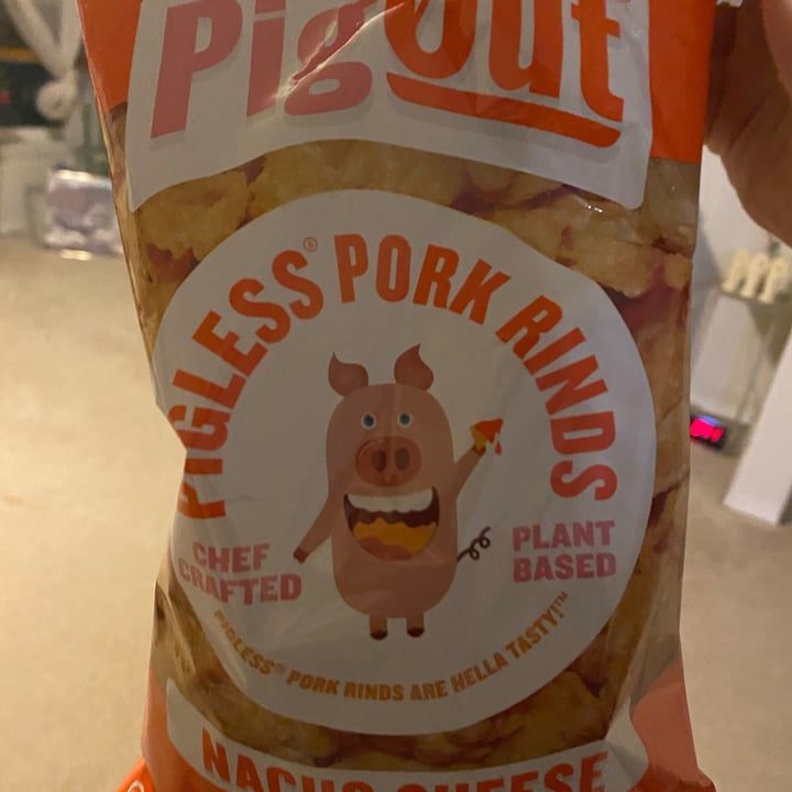 photo of PigOut Pigless Pork Rinds Nacho Cheese shared by @ploopy on  14 Mar 2022 - review