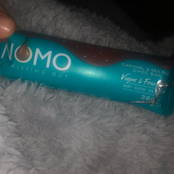photo of NOMO Caramel & Sea Salt Choc Bar shared by @annaleitner on  28 Dec 2021 - review