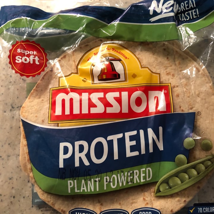 photo of Mission Foods Protein Tortillas shared by @annettej on  30 Oct 2020 - review