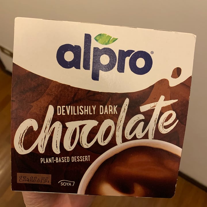 review photo of Alpro Devilishly Dark Chocolate Plant-based Dessert shared by @chiaramorici on 31 Mar 2022 - review