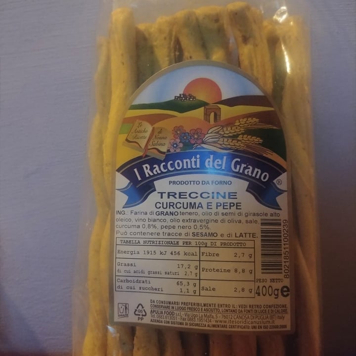 photo of I Racconti Del Grano Treccine curcuma e pepe shared by @rory95 on  07 Apr 2021 - review