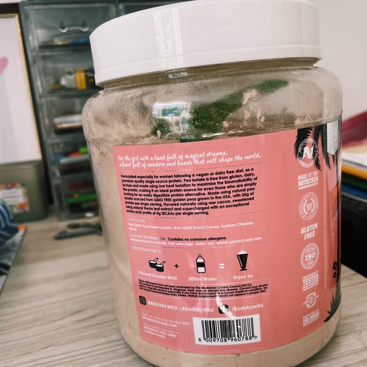 photo of Wild Vegan protein shake shared by @rootingforginger on  23 Mar 2021 - review