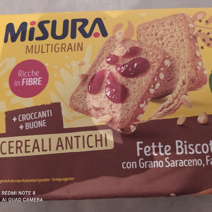photo of Misura Fette Biscottate ai Cereali Antichi - Multigrain shared by @alexxxxxx on  02 Jun 2021 - review
