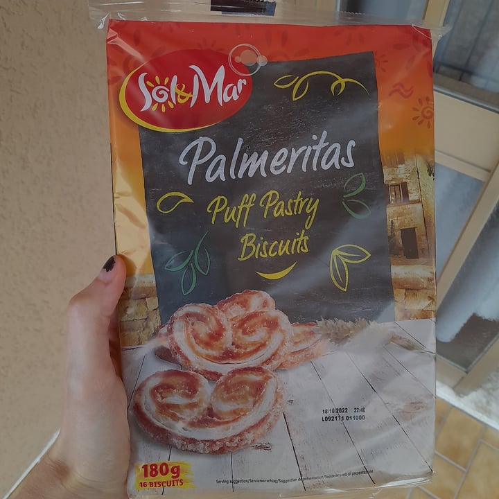 photo of Sol & Mar Palmeritas Puff Pastry Biscuits shared by @oliveg on  13 Aug 2022 - review