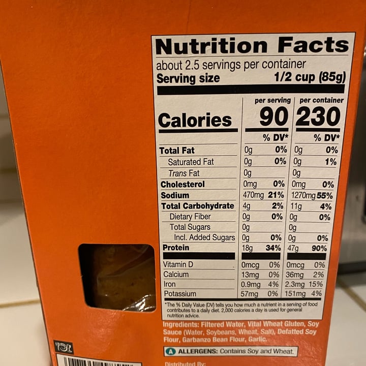 review photo of Wegmans Seitan shared by @juquintero on 04 Jan 2022 - review