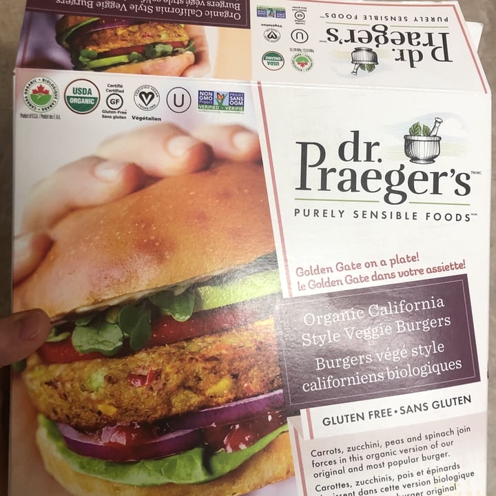 review photo of Dr Preager's Purely Sensible Foods California Veggie Burgers shared by @arathoughts on 14 Dec 2021 - review