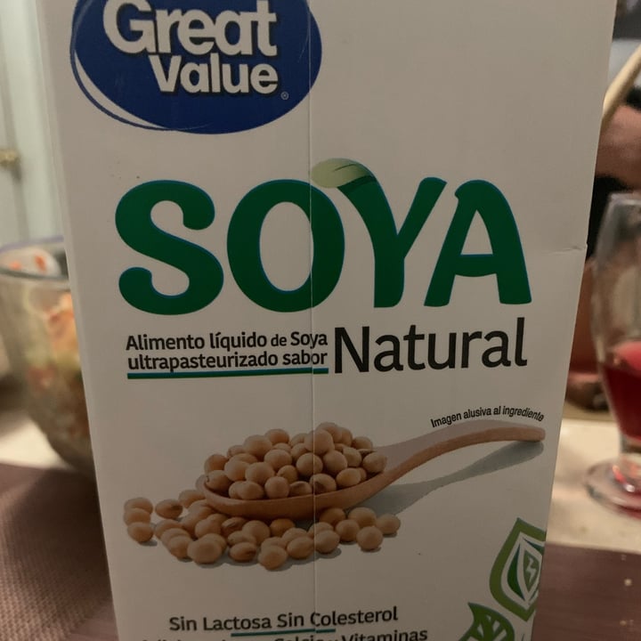 photo of Great Value  Alimento Líquido De Soya Natural shared by @karlish on  25 Dec 2021 - review
