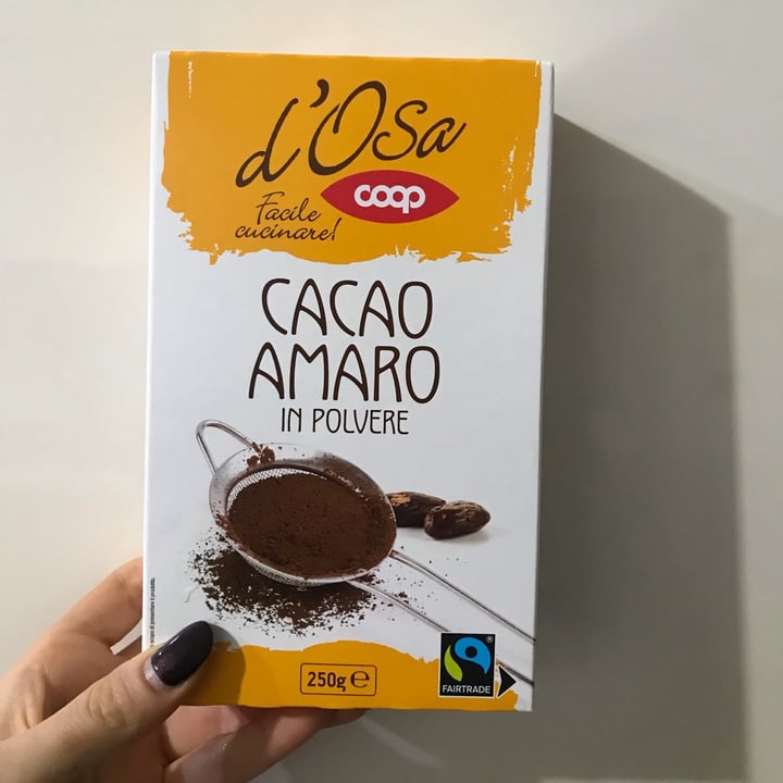 photo of D’osa Coop Cacao Amaro In Polvere shared by @francineveg on  01 Oct 2021 - review