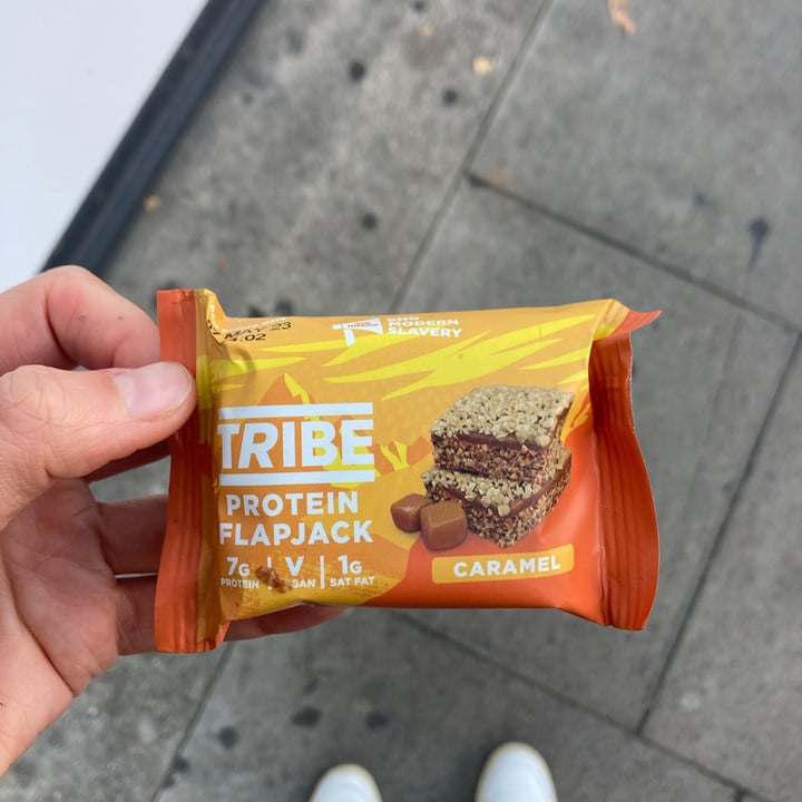 photo of Tribe  Caramel protein flapjack shared by @alicesouthwood on  29 Oct 2022 - review