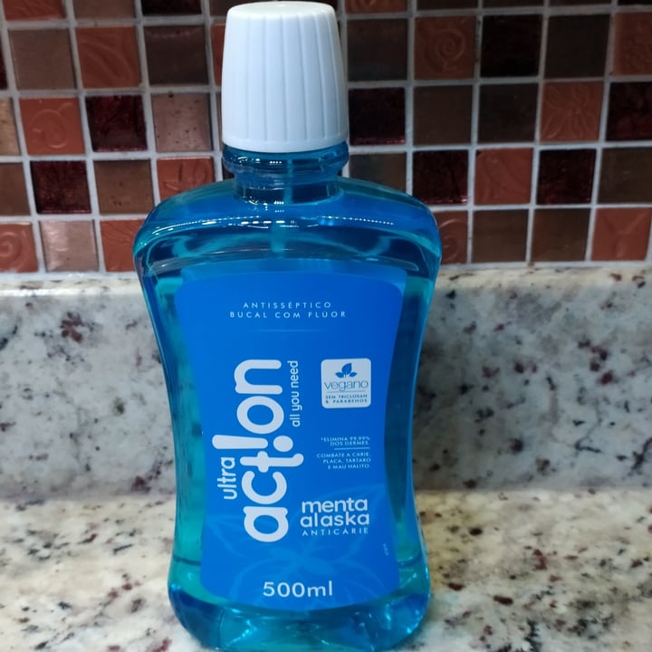 review photo of Ultra action Antisséptico Bucal Menta Alaska shared by @valdirscors on 05 Jul 2022 - review