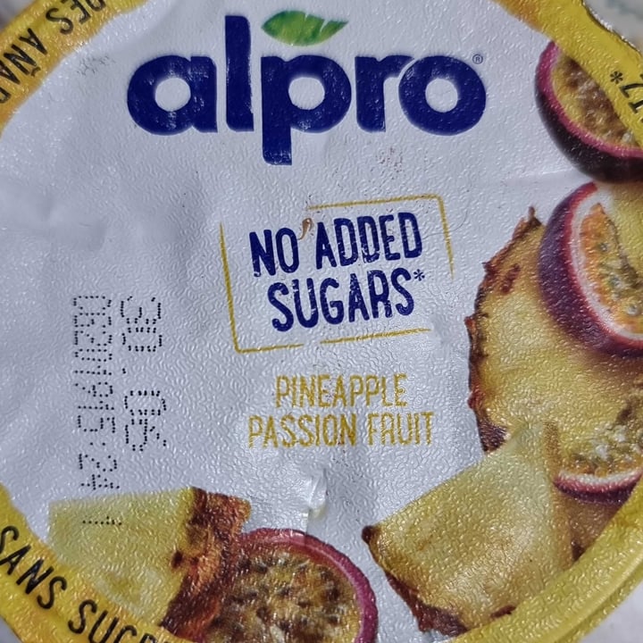 photo of Alpro Ananas Fruit Passion Yogurt shared by @annat97 on  02 Jul 2022 - review